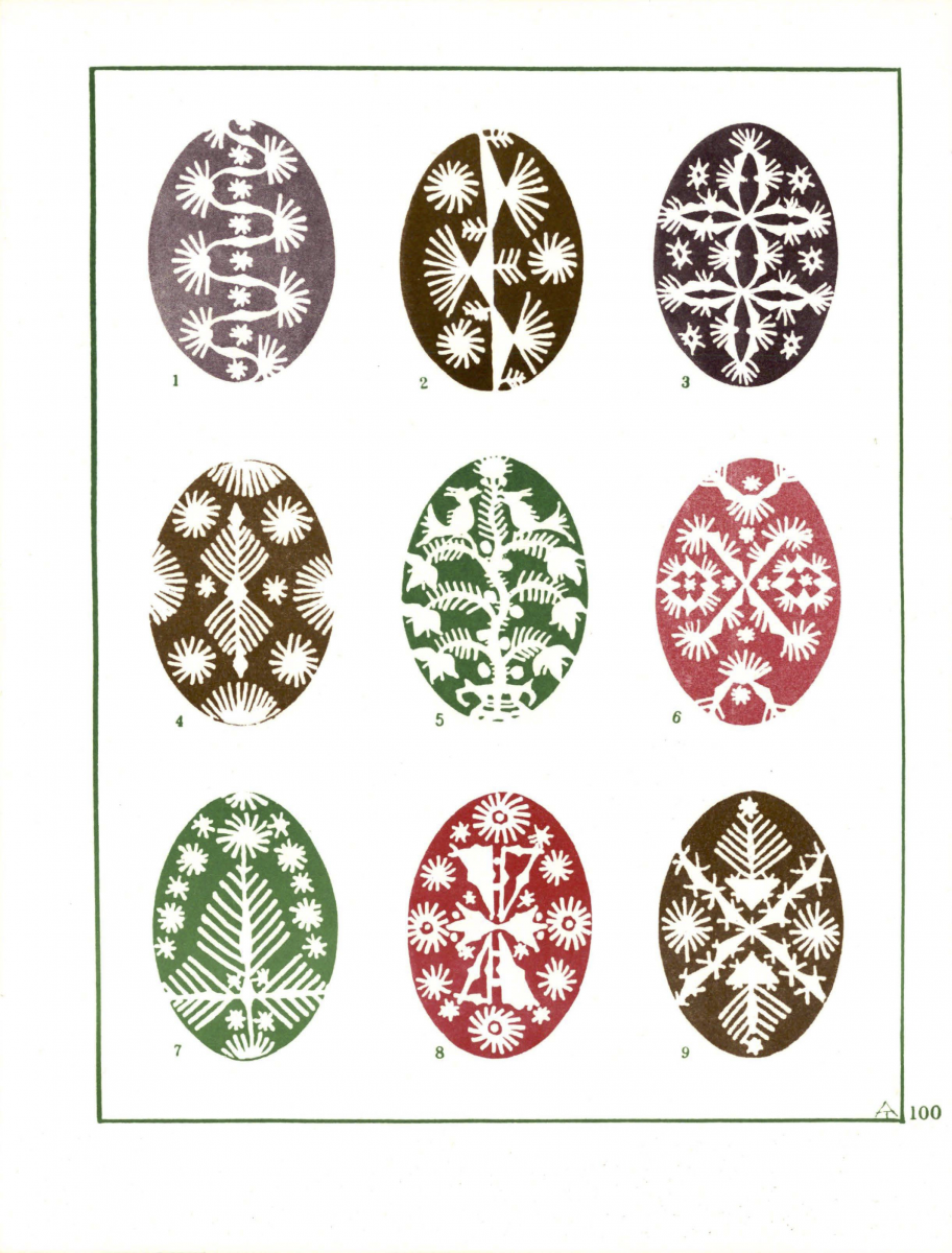 Lithuanian Easter Eggs Book Lithuanian Folk Art Institute